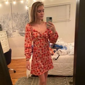 NWT Nasty gal puff sleeve dress